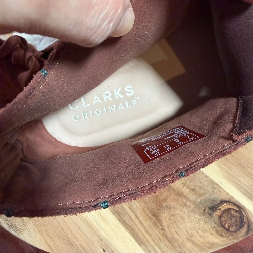 Clarks Original Desert Boot Chukka Cabincore Academia Folkcore Sz 8M Rust Brown